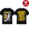 Asaali Paris Hilton Coke Sex Lies Two Sided Shirt