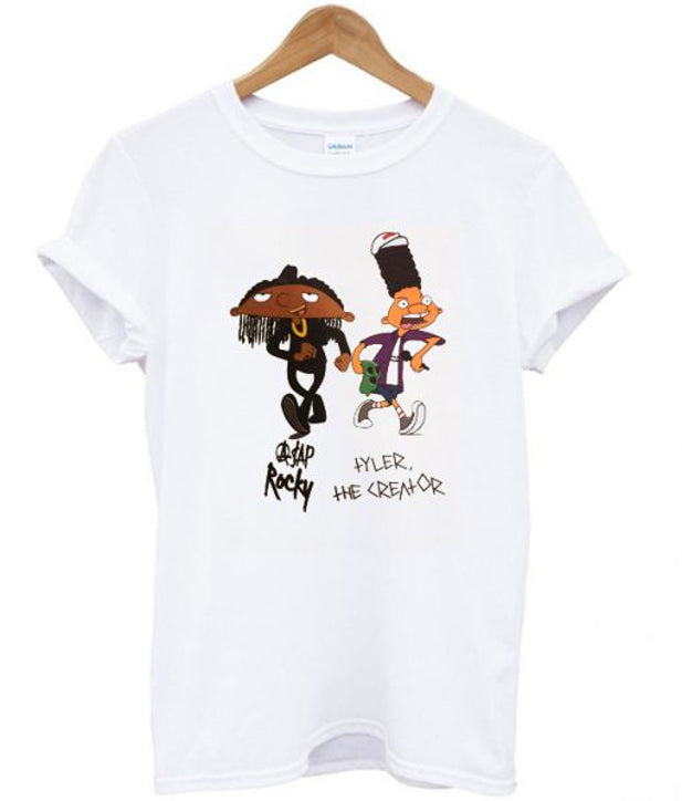 Asap Rocky and Tyler The Creator Cartoon T-shirt Hoodie, Sweatshirt | PureTeeCo.com