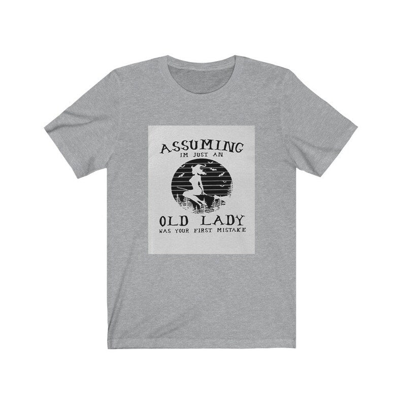 Assuming Old Lady T-shirt SD Hoodie, Sweatshirt | PureTeeCo.com