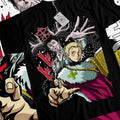 Asta Yuno T-shirt Black Clover Shirt Anime Manga Graphic Tee All Size Hoodie, Sweatshirt | PureTeeCo.com