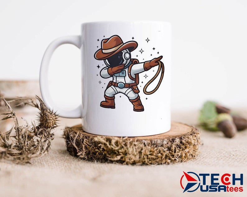 Astronaut Cowboy dabbing shirt