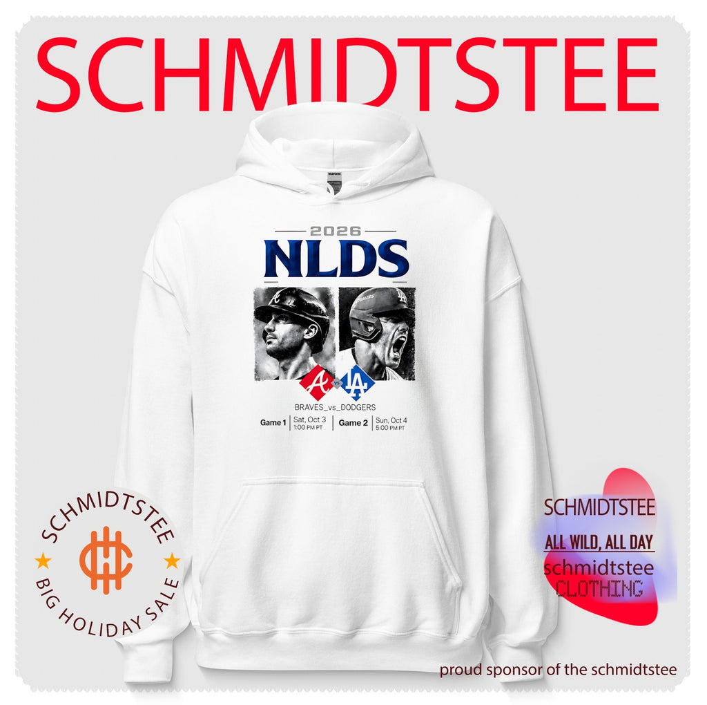 Atlanta Braves vs. Los Angeles Dodgers NLDS 2026 schedule shirt