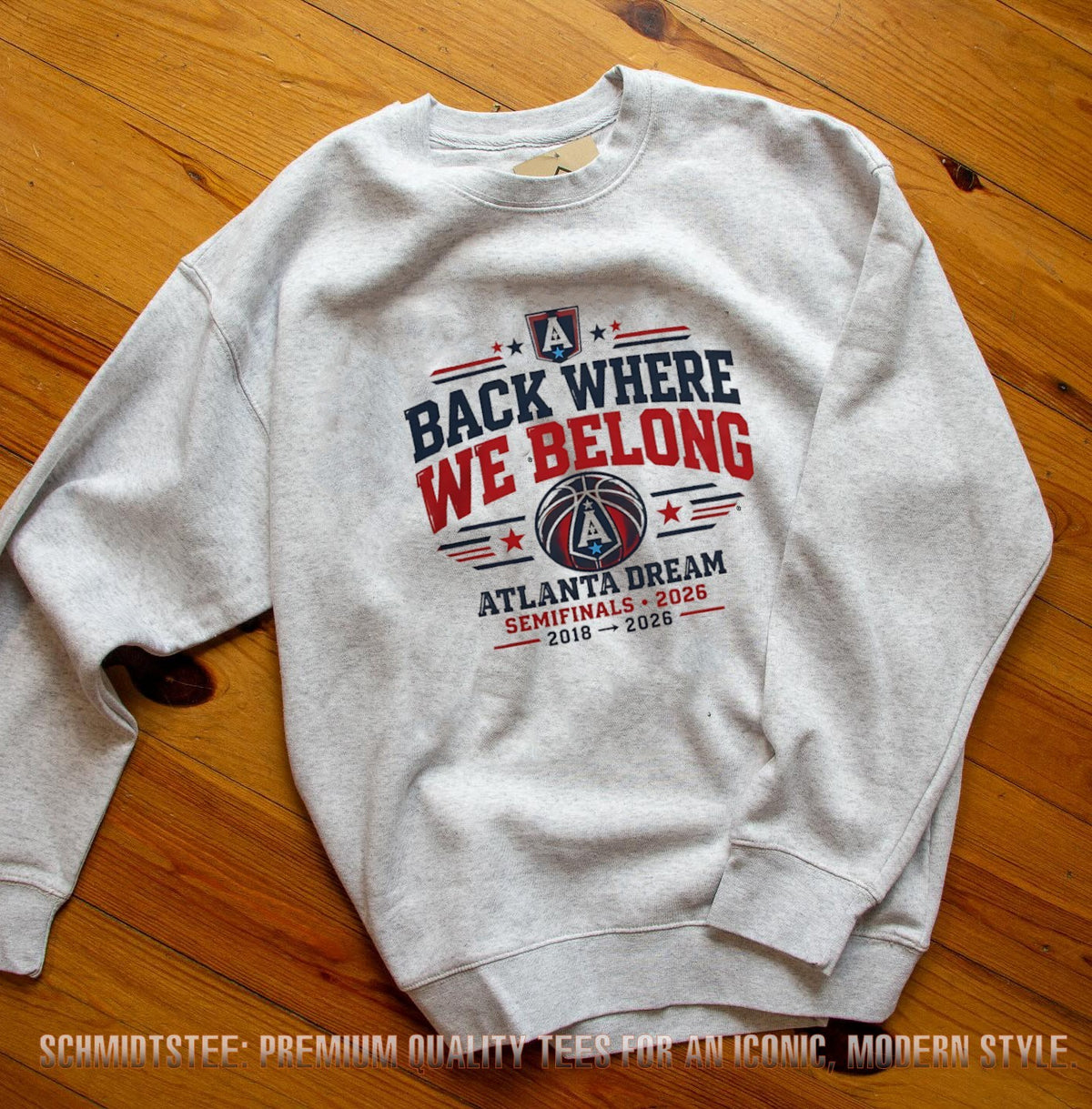 Atlanta Dream Back Where We Belong Basketball Semifinals 2026 WNBA Playoffs shirt