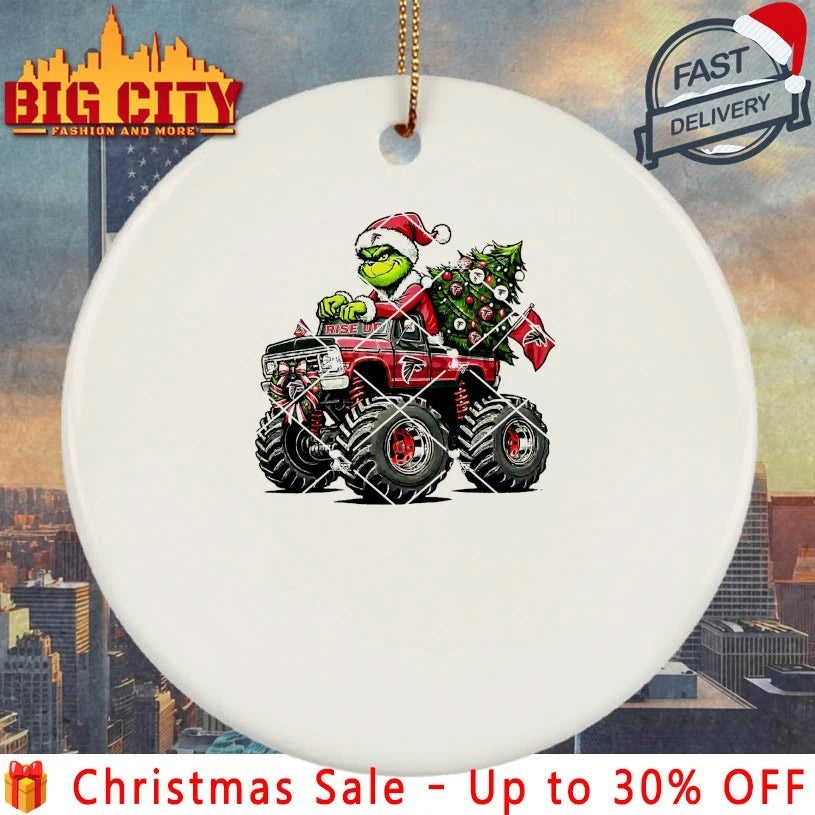 Atlanta Falcons Grinch Christmas Monster Truck shirt