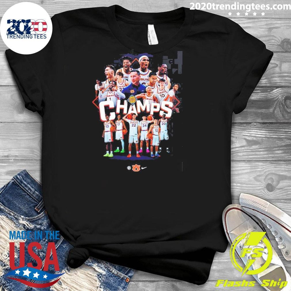 Auburn Tigers Men’s Basketball 2026 NIT Champions Team Members Shirt