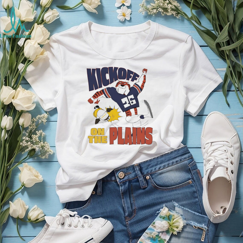 Auburn Tigers mascot kickoff on the plains shirt
