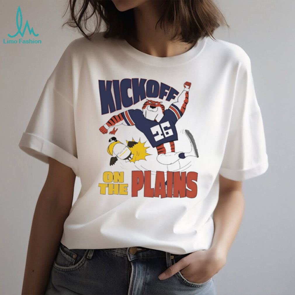 Auburn Tigers mascot kickoff on the plains shirt