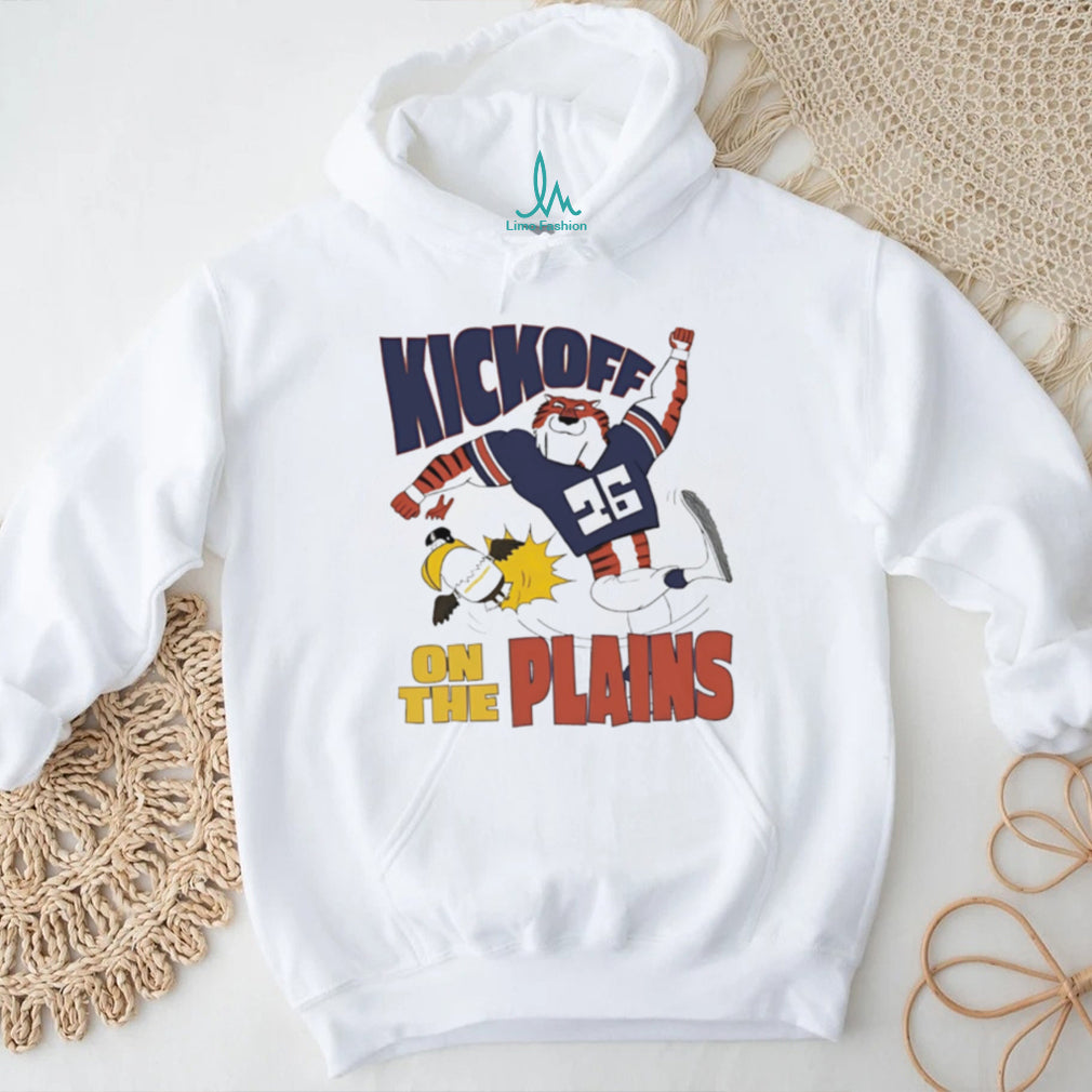 Auburn Tigers mascot kickoff on the plains shirt