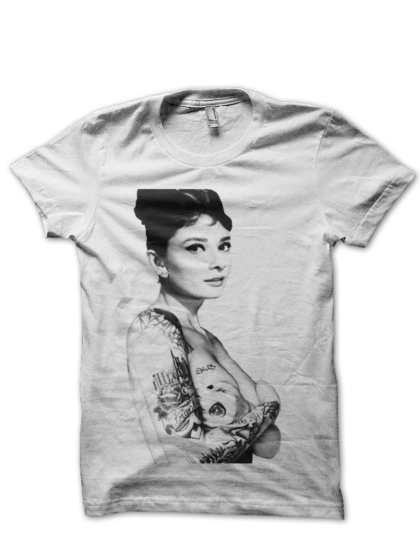 Audrey Hepburn T-Shirt Style004 Hoodie, Sweatshirt | PureTeeCo.com