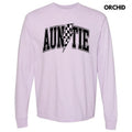 Auntie Lightning Bolt Long Sleeve Comfort Colors T-Shirt 'NLB' Hoodie, Sweatshirt | PureTeeCo.com