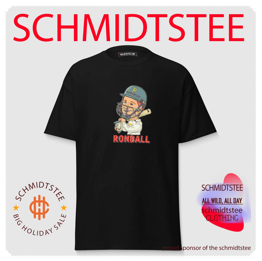 Australian cricket coach Andrew Mcdonald caricature Ronball shirt