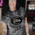 Authentic Bitch Everyday Black & Grey Tie Dye T Shirt | Punk, Alt, Grunge, Goth, Skeleton Style, Streetwear Hoodie,...