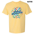 Autism Awareness Comfort Colors T-Shirt 'NLB' Hoodie, Sweatshirt | PureTeeCo.com