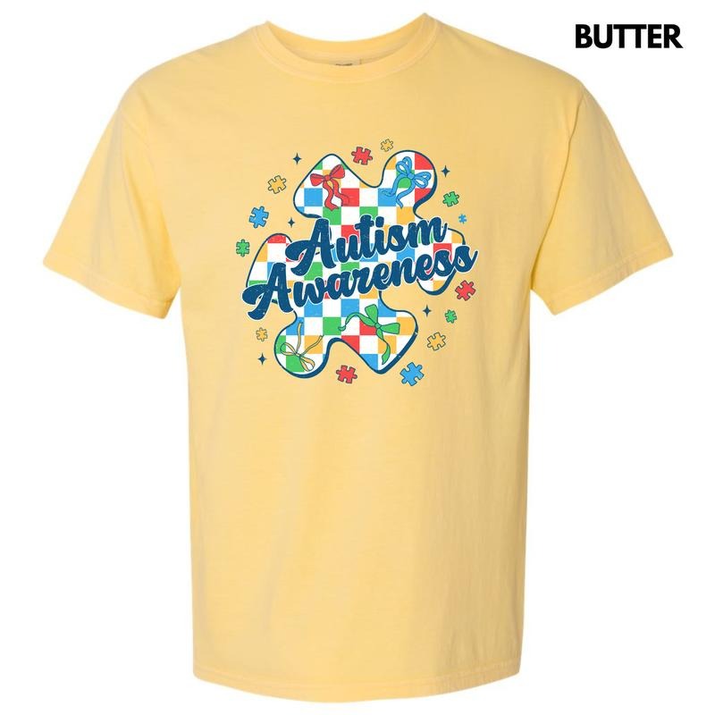 Autism Awareness Comfort Colors T-Shirt 'NLB' Hoodie, Sweatshirt | PureTeeCo.com