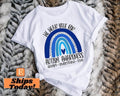 Autism Shirts Awareness TShirt, In April We Wear Blue, Autism Month, In April We Wear Blue, Infinity Autism, Autism Group...