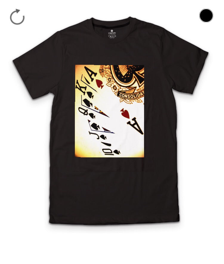Ace Black Tee Hoodie, Sweatshirt | PureTeeCo.com
