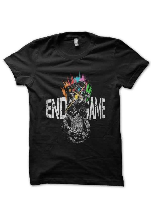 Avengers Endgame Black Half Sleeve T-Shirt Hoodie, Sweatshirt | PureTeeCo.com