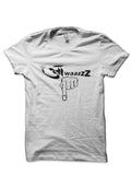 Awaj Niche Hinglish Print White T-Shirt Hoodie, Sweatshirt | PureTeeCo.com