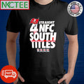 Awesome Four-Straight NFC South Titles 2021 22 23 24 Tampa Bay Buccaneers shirt