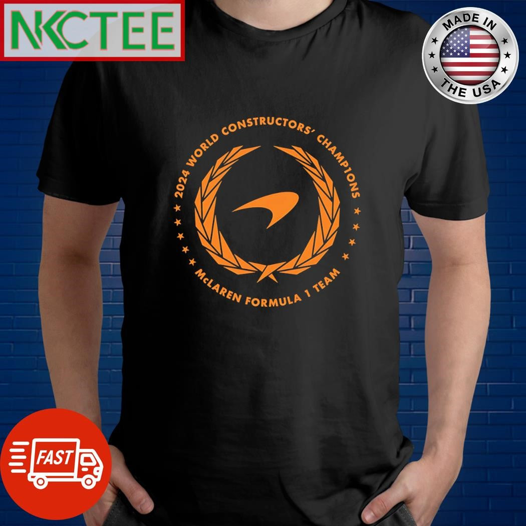 Awesome McLaren Formula 1 Team 2024 Constructors Championship shirt