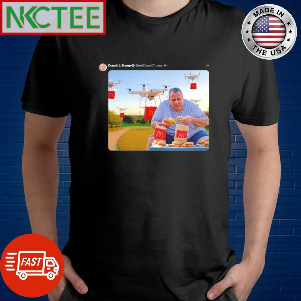 Awesome Mcdonald’s drone delivery Donald J. Trump tweet shirt