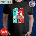Awesome Miami Heat 21  Dewayne Dedmon Dolphins 10 Tyreek Hill city signature shirt