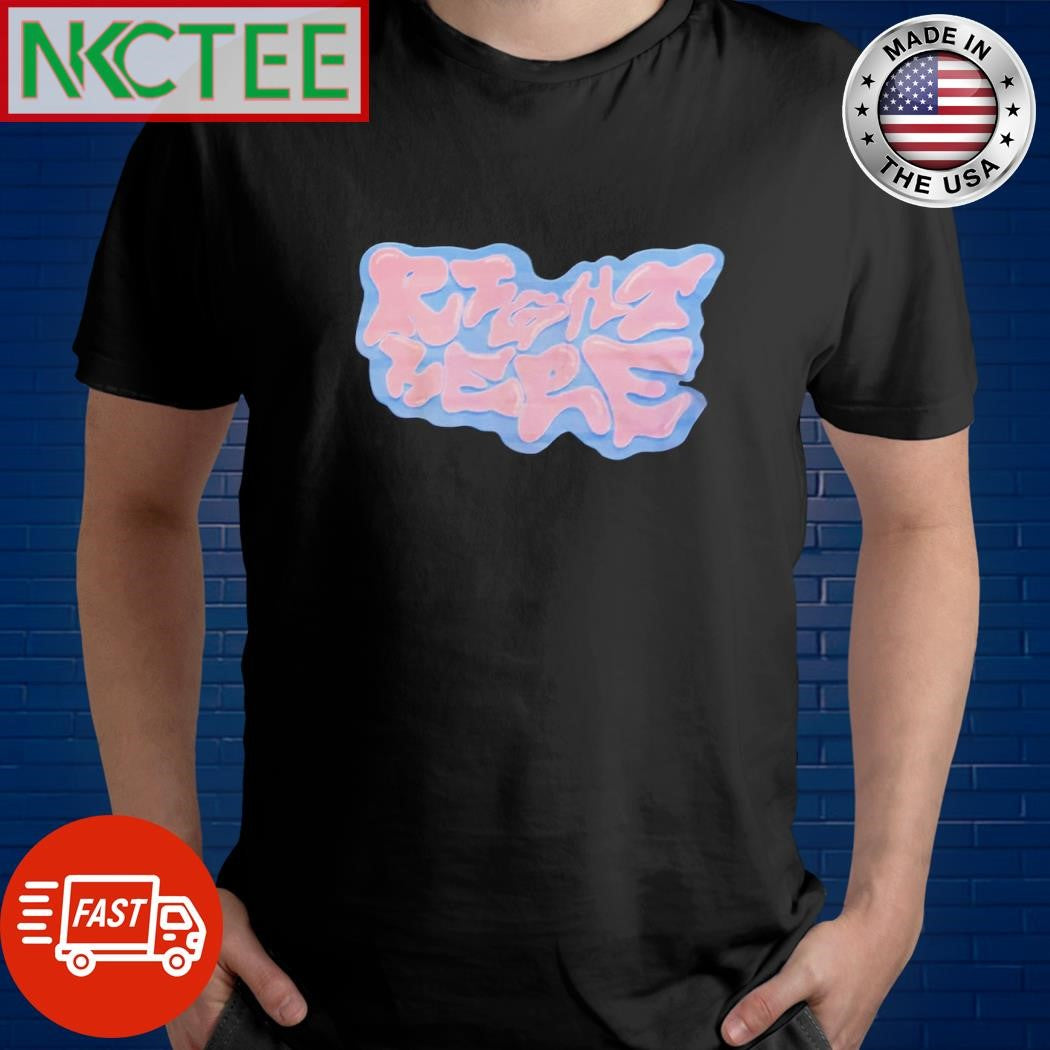 Awesome Right here graphic shirt