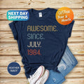 Awesome Since 1984 Shirt, 40th Birthday, 40th Birthday Gift, 40th Birthday Gift for Him, 40th Birthday Shirt,...