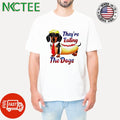 Awesome They’re eating the dogs Dachshund paint shirt