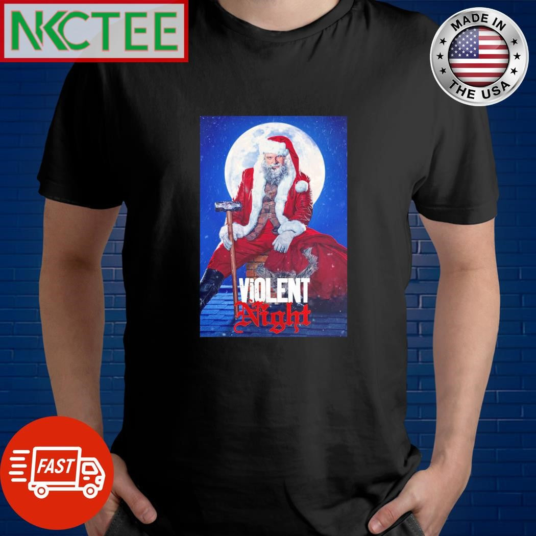 Awesome Violent Night 2022 Christmas shirt
