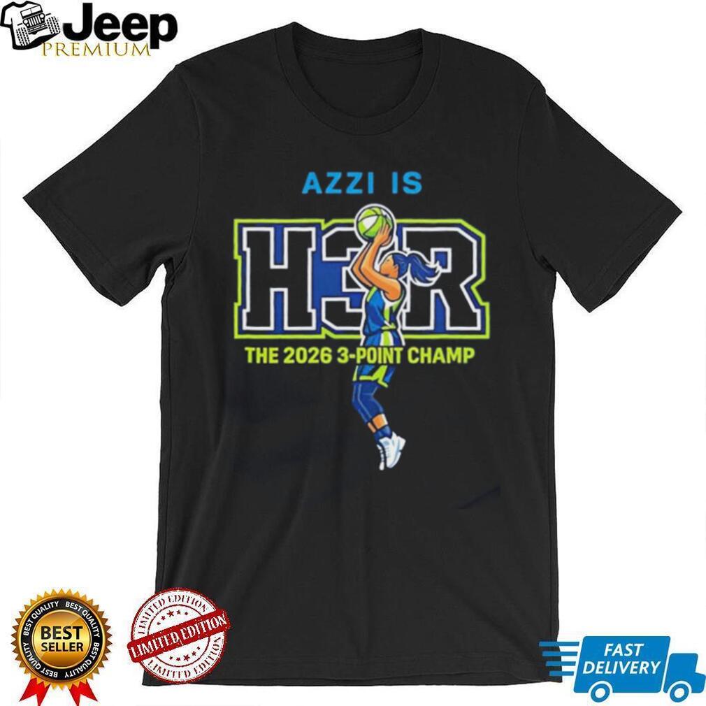 Azzi Fudd is her the 2026 3 point Champ shirt