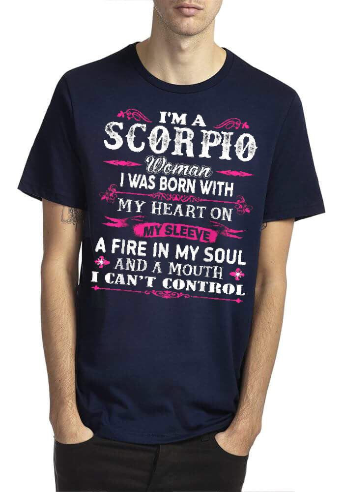 I Am A Scorpio Woman T-Shirt Hoodie, Sweatshirt | PureTeeCo.com