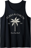 Summer Vacation Est 1915 Turks & Caicos Grace Bay Beach Tank Top