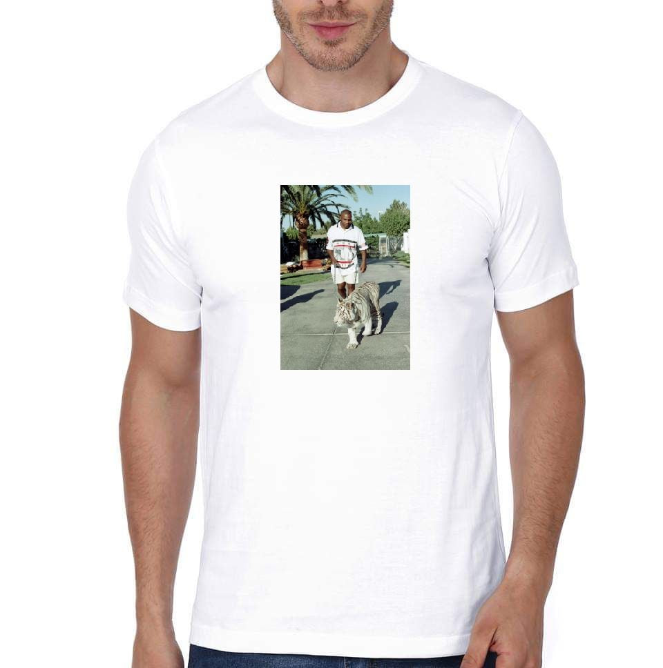 Mike Tyson And White Tiger T-Shirt Hoodie, Sweatshirt | PureTeeCo.com