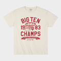 IU Women's Basketball 1983 Big Ten Title Heavyweight Tee Style001 Hoodie, Sweatshirt | PureTeeCo.com