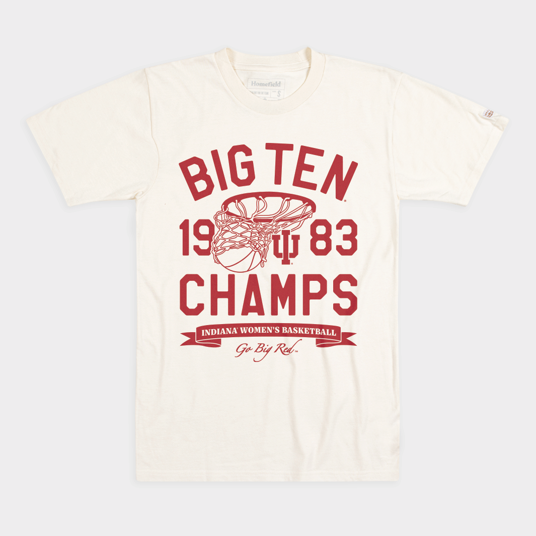 Indiana Women's Basketball 1983 Big Ten Title Tee Hoodie, Sweatshirt | PureTeeCo.com