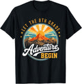 Let the 8th Grade Adventure Begin Back to School Teacher Kid T-Shirt