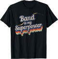 Band Is My Superpower T-Shirt Music Band Teacher Shirt Hoodie, Sweatshirt | PureTeeCo.com