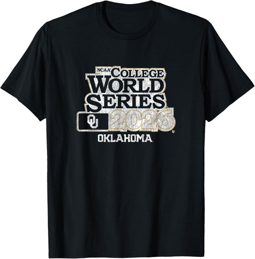 2026 College World Series - Oklahoma Sooners Baseball T-Shirt