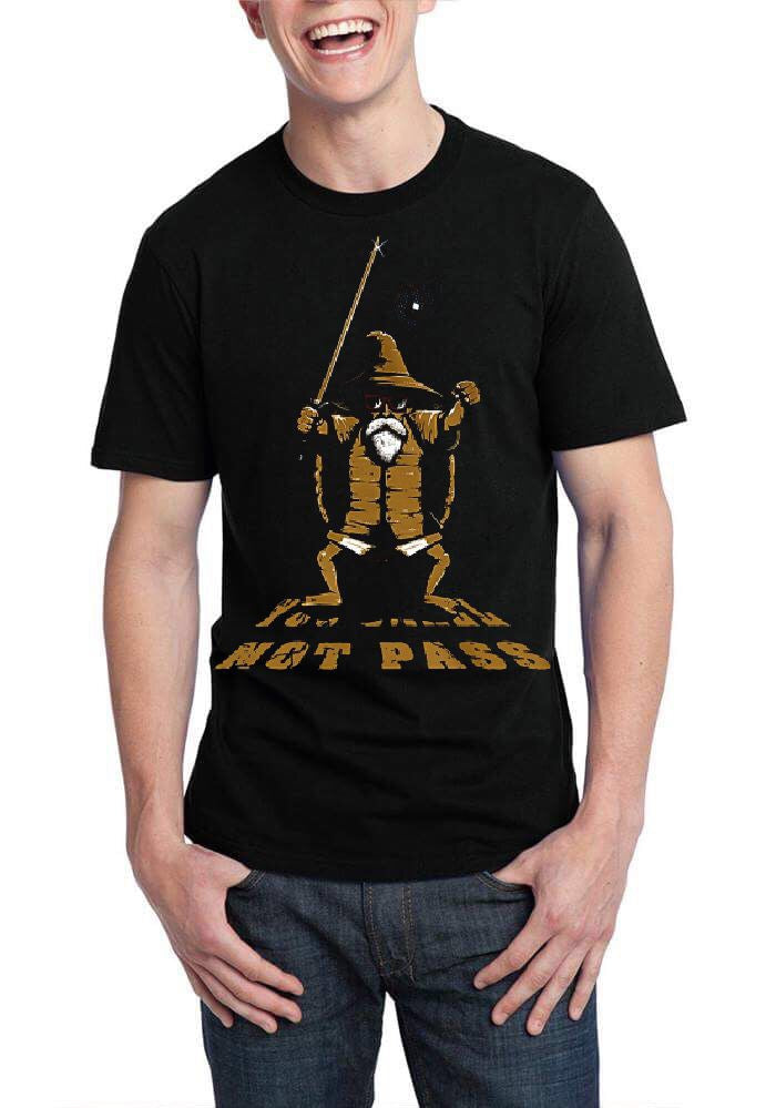 Not Pass Black Half Sleeve T-Shirt Hoodie, Sweatshirt | PureTeeCo.com