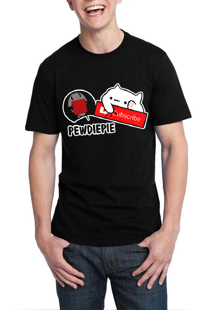 PewDiePie Black T-Shirt Hoodie, Sweatshirt | PureTeeCo.com