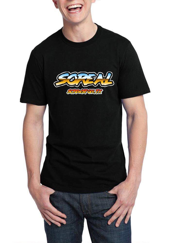Soreal Screwston Tx Black T-Shirt Hoodie, Sweatshirt | PureTeeCo.com