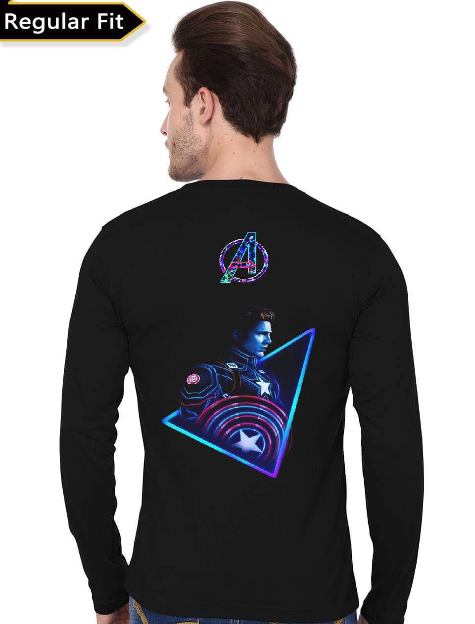 Custom Avengers Endgame Black Full Sleeve T-Shirt Hoodie, Sweatshirt | PureTeeCo.com