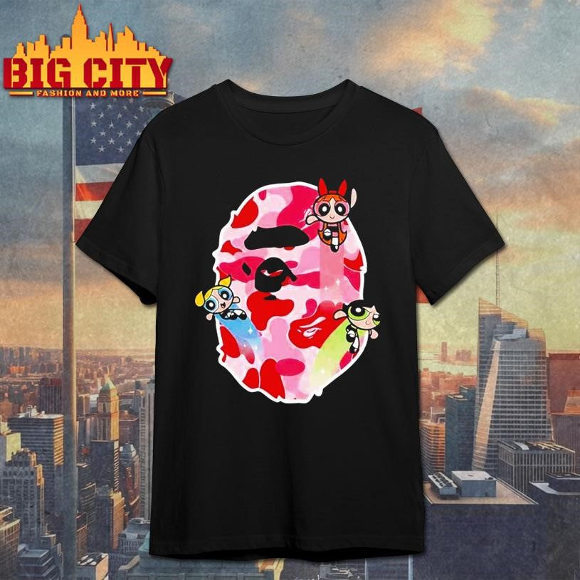 BAPE x The Powerpuff Girls New Merch Collaboration December 14 2025 Shirt