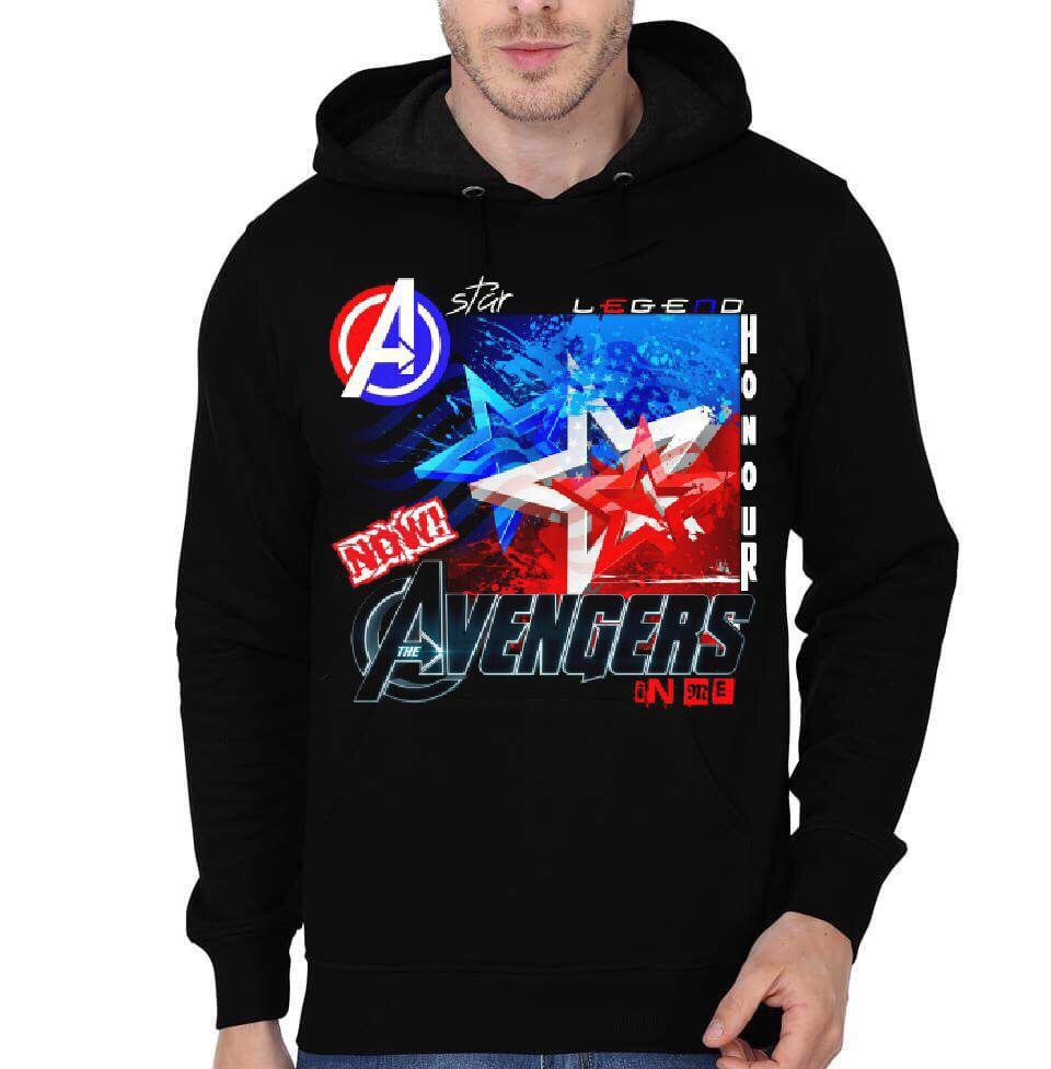 Avengers Black Hoodie Style002 T-Shirts, Sweatshirt | PureTeeCo.com