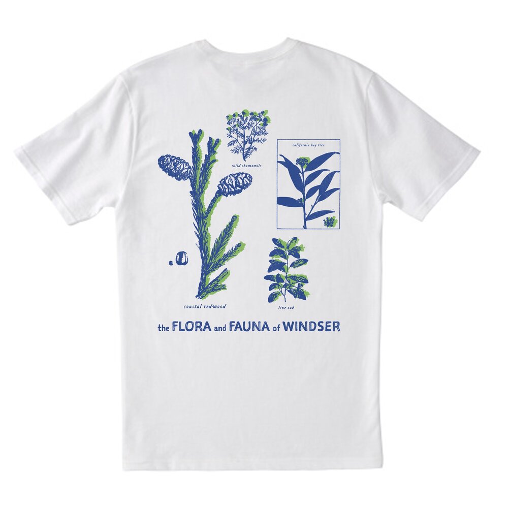 Flora and Fauna White T-Shirt Hoodie, Sweatshirt | PureTeeCo.com (Image 2)