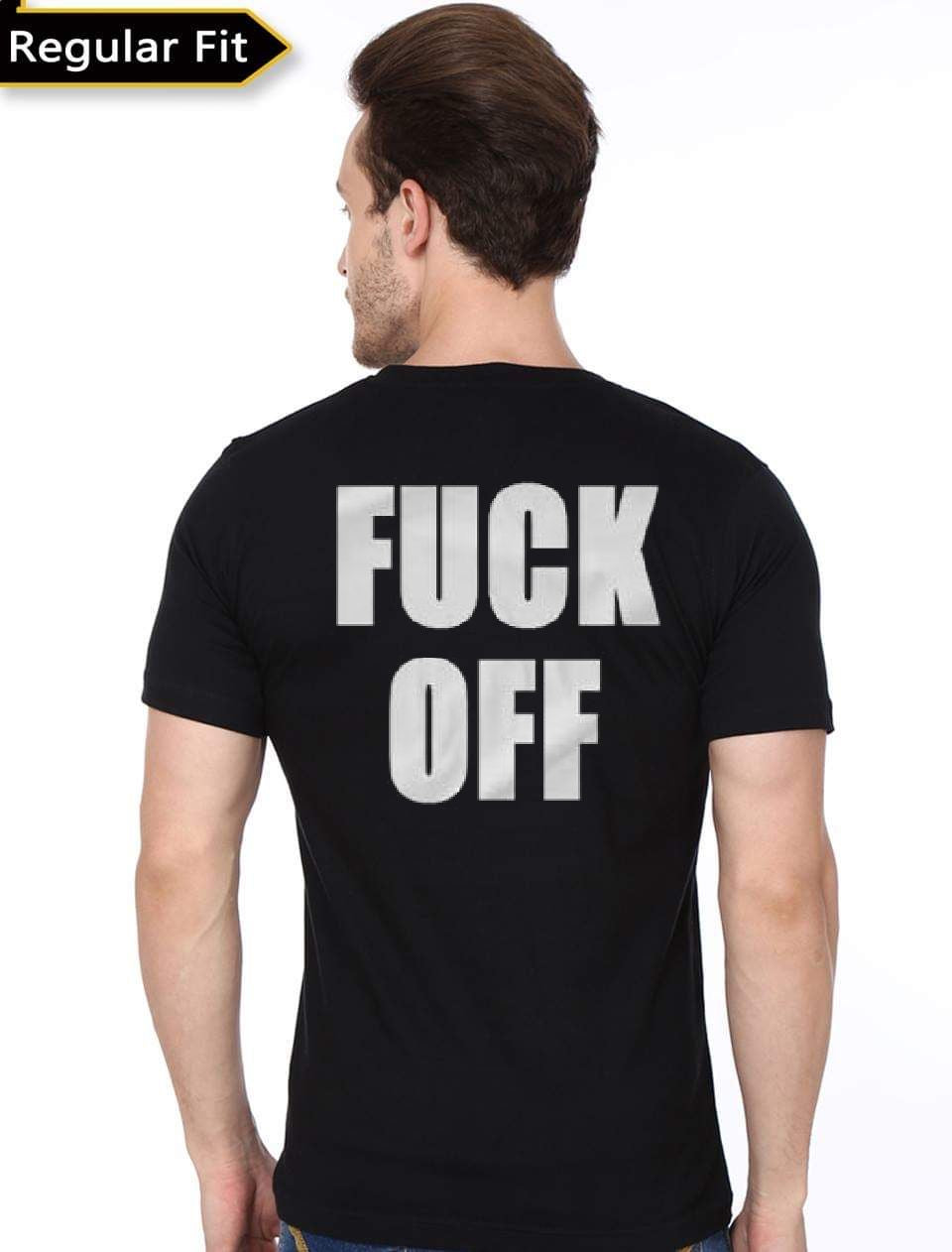 Fuck Off Black T-Shirt Hoodie, Sweatshirt | PureTeeCo.com