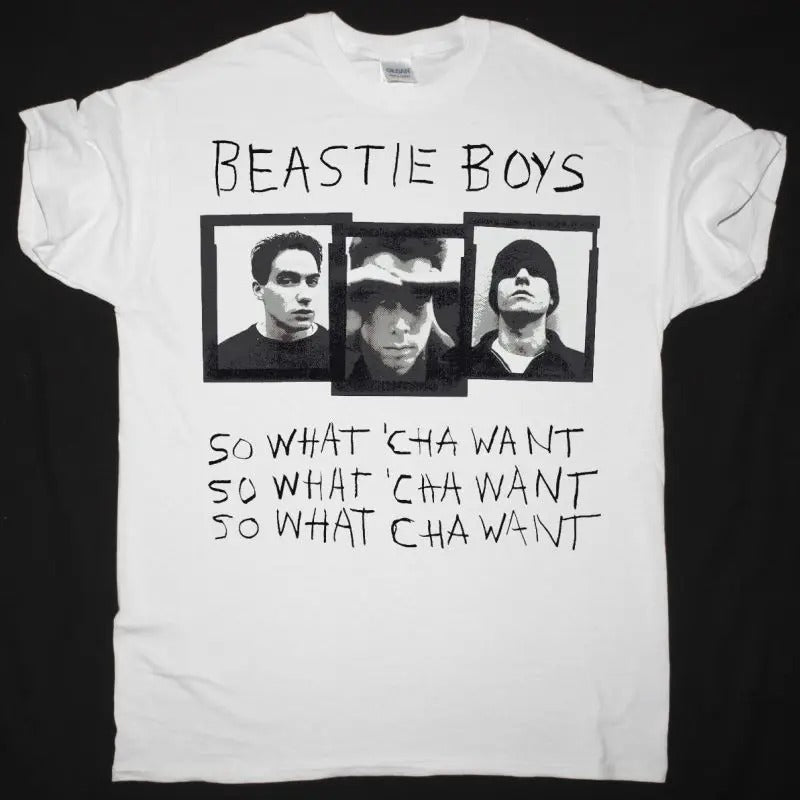 BEASTIE BOYS SO WHAT'CHA WANT NEW WHITE T-SHIRT Hoodie, Sweatshirt | PureTeeCo.com