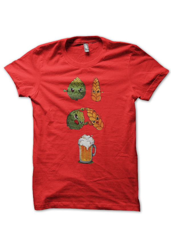 Beer Fusion Half Sleeve T-Shirt Hoodie, Sweatshirt | PureTeeCo.com