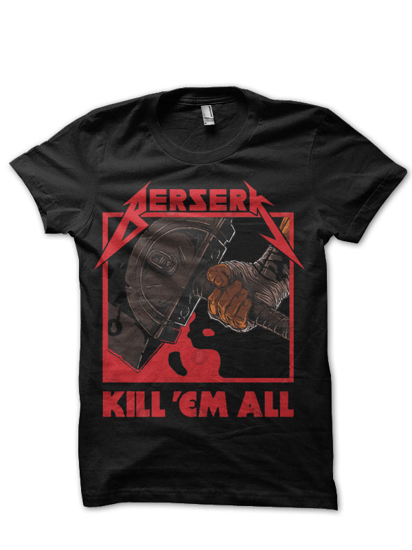 BERSERK METAL ROCK TSHIRT Hoodie, Sweatshirt | PureTeeCo.com